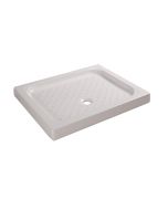 Base de Duche Cerâmica Catia Branca 90x72 cm