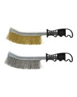 Conjunto de escovas de arame 2 unidades Forge Steel