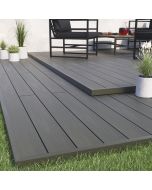 Lâmina composite Neva Premium cinza 220x14,5 cm Blooma