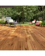 Lâmina de terraço madeira marrom Lemhi 240 x 14,5 x 2,7 cm Blooma