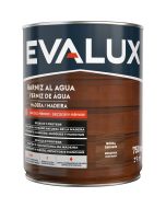 Verniz à base de água nogal satinado 750 ml Evalux