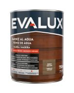Verniz à base de água carvalho satinado 750 ml Evalux