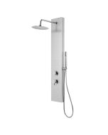 Coluna de duche monocomando Hadel cinzenta
