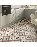 Pavimento vinílico PVC click mosaico 4mm Eliza