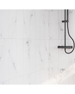 Azulejo cerâmico Aruma Marble Branco 20x60cm