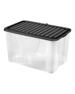 Caixa de plástico com tampa 58 l 57,3 x 39 x 35,3 cm