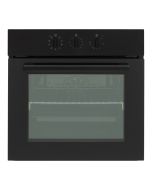 Forno preto com 6 funções