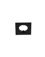 Aro para foco downlight embutido quadrado preto Cooke & Lewis