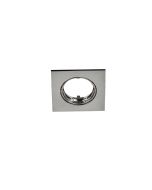Aro para foco downlight embutido quadrado cromado Cooke & Lewis