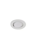 Pack 3 downlights embutidos led brancos reguláveis orientáveis Cooke & Lewis