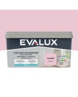 Tinta Interiores Rosa Choque 2,5 L Evalux