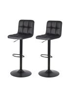 Conjunto de 2 bancos Lagan pretos