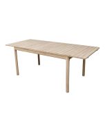 Mesa de jardim extensível 150/210x90cm feita de madeira de acácia Riveo GoodHome