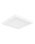 Plafon led quadrado metálico branco Hestia 40cm Cooke & Lewis