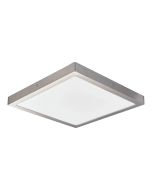 Plafon led quadrado metálico cromado Hestia 40cm Cooke & Lewis