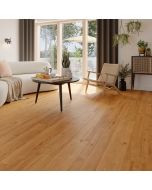 Pavimento laminado taupe resistente à água de 8mm AC5 Caubert