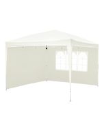 Tenda dobrável com paredes brancas 2,55x3x3m