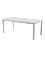 Mesa de jardim extensível 75x90x180/240cm em alumínio Mallia GoodHome