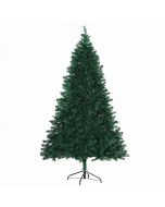 Árvore de natal ф102x180 cm PVC e aço color verde Homcom, casa - natal