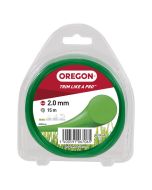 Fio de nylon Oregon redondo verde 2mm x 15m