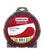 Fio de nylon Oregon redondo vermelho 2.7mm x 70m