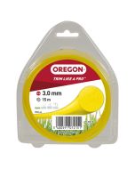 Fio de nylon Oregon redondo amarelo 3mm x 15m