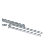 Emuca toalheiro extensível, 2 braços, alumínio, anodizado mate
