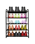 Sapateira metálica 20 pares preto nyana home