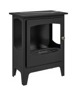 Lareira de bioetanol 39x26x54 cm aço e aço inoxidável Homcom