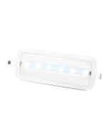Luz de emergência LED 3w embutida/superfície 265lm difusor em pc