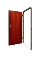 Porta blindada Sil sapelly e branca direita 208x88cm