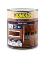 Verniz intempérie brilhante nogueira 0,750 L Bondex