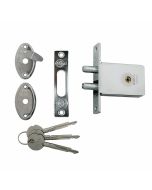 Fechadura de segurança design DX cromada