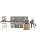 FECHO CULATRA DE AÇO INOXIDÁVEL ACETINADO 65 X 70 X Ø 13 MM