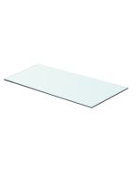 Prateleira de vidro 60x25 cm transparente
