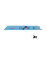 Lâminas de serra alternativa s 922 ef flexíveis para metal - Bosch - 260865