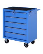 Carrinho de ferramenta 67,5x33x77 cm aço color azul Homcom