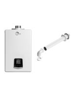 Esquentador a gás ventilado ventosa balnevia basnox sannover 12 l/min butan