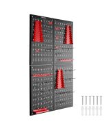 Painel perfurado para ferramentas jonah com ganchos e suportes