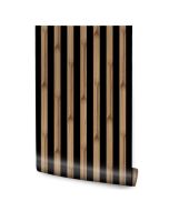 Papel de parede para sala de tábuas de imitação de madeira