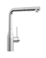 Torneira de cozinha - cecipa max - duchinha extraível 40cm - aço escovado -