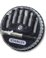 Conjunto de pontas de parafusamento stanley - jogo de 7 peças - 1-68-737