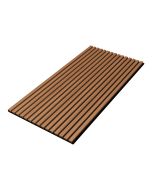 Set 8 painéis acústicos 3d vang mdf 120x60x2 cm (5,76 m²) - teca