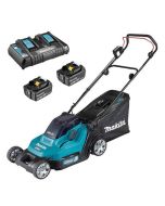 Cortador relva 36v (2x18v) 43cm Makita + 2 bat. 5ah dlm432pt2