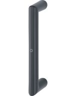 Asa amsterdam 6400 preto mate f9714m com fixação simples hoppe