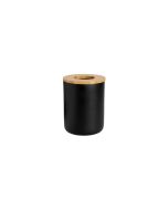Lixeira de bambu preta ø19,5 x 25/6,5 l