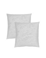 Pack de 2 enchimentos para almofadas 45x45cm fibra oca fusionhome