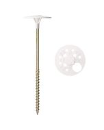 Cartão de 100 rosetas de plástico ø60 mm scell it para parafusos de madeira