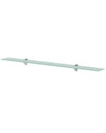Prateleira flutuante vidro 100x10 cm 8 mm