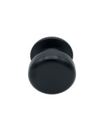 Puxador fixo, diâmetro 70mm em alumínio preto